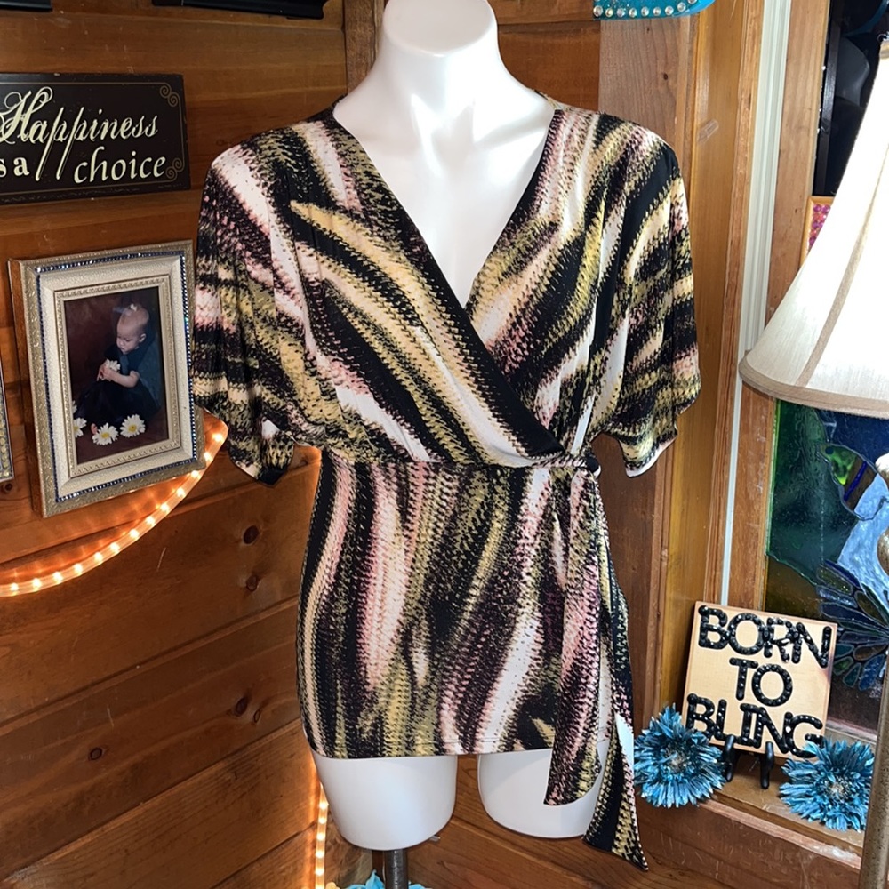 $49 Jennifer Lopez sexy top low cut adjustable